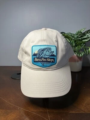 Gorra de pesca vintage Bass Pro Shops para damas beige/aqua - nueva sin etiquetas Foto 1 de 4