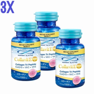 3X Newway Collavit E 1000+Colágeno Anti Envejecimiento TriPeptide Co Q10 Vit C Vit E - Imagen 1 de 9