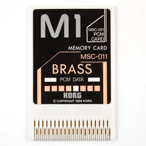 KORG M1 LATÓN ROM Tarjeta MSC-011 M1 M1R Sintetizador - Imagen 1 de 2