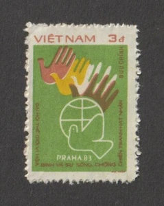 1983 francobolli vietnamiti conferenza mondiale di pace Scott # 1348 nuovi mai incernierati - Foto 1 di 1