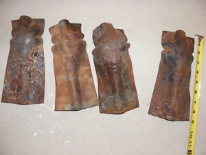 Set Of 4 Metal Finials -Unknown Application - Picture 1 of 2