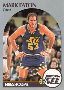 1990 Hoops #287 Mark Eaton Utah Jazz