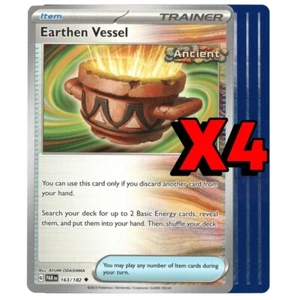 x4 Vaso di Terra 163/182 Paradosso Rift Pokemon TCG Playset 4x - Foto 1 di 1