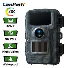 Trail Camera 4K 40MP Wildlife Hunting Game Camera with 120°Wide Angle IP66