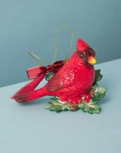 SPODE  Cardinal Ornament Red Bird Hanging New Christmas Tree Ornament New - Picture 1 of 3