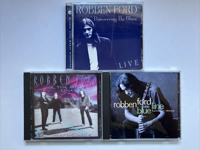 Robben Ford 3 CD Set, Live, Discovering The Blues, Mystic Mile, Handful of Blues - Image 1 of 3