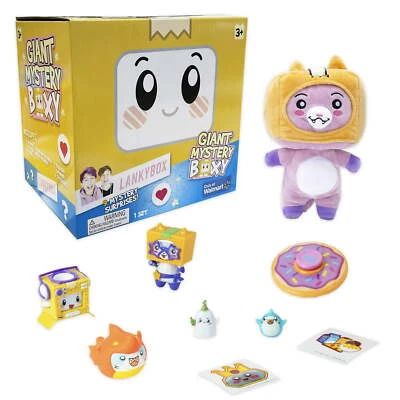 LankyBox Giant Cyborg 8 Misterio Cuadrado Mercancía Oficial Figuras Sorpresa en Uno 11" Foto 1 de 4