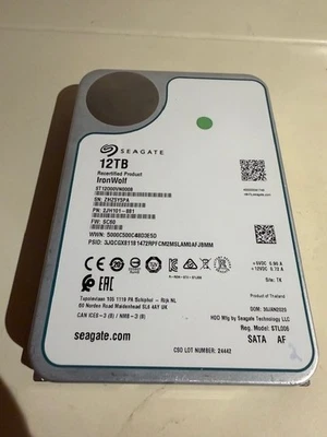 Seagate IronWolf  12TB  mit Sata3  7200RPM - Bild 1 von 3