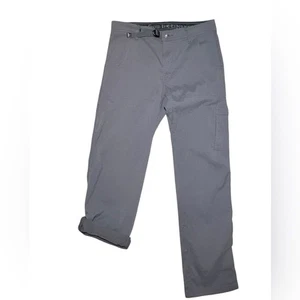 Prana Herren anthrazit Cargohose Utility Wandern Outdoor 32/32 wandelbar rollbar - Bild 1 von 9