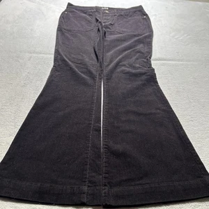 Y2k 2000s Beyond Baggy Corduroy Dojo Pants Women 8 33x29 Wide Leg Hamilton Loose - Picture 1 of 13