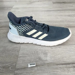 Adidas Women ASWEERUN Shoes Size 5.5 Running Blue White Sneakers EG3186 - Picture 1 of 9