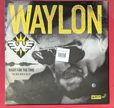 Waylon Jennings ‎– Right For The Time (Remembered) - Black Country Rock ‎– New - Image 1 of 3