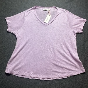 Vineyard Vines 100% Linen T-Shirt in Lavender Sea Grape Size L - Picture 1 of 7