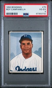 ROY CAMPANELLA 1950 BOWMAN PSA 4 ! *JUST GRADED ! *GORGEOUS SECOND YEAR BEAUTY ! - Picture 1 of 2