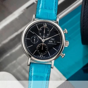 IWC Portofino Chronograph Stahl Automatik Herrenuhr Ref. IW391008 VP: 7100 € - Bild 1 von 14