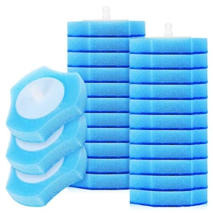 Repuesto de cabezal de cepillo de inodoro 30 piezas recargas de esponja desechables para limpieza - Imagen 1 de 11