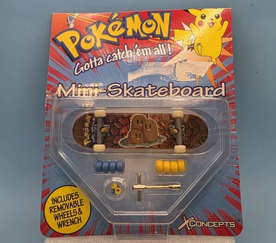 Vintage Pokemon Mini-Skateboard 1999 - X Concepts - Dugtrio - New in Box - Image 1 of 4