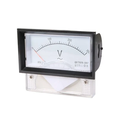 AC 0-300V Analog Volt Spannung Voltmeter Messgerät Panel 85L17 - Bild 1 von 4