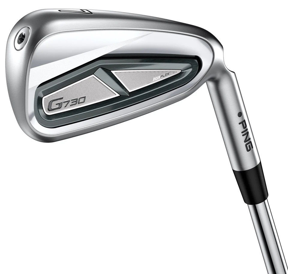 Left Handed Ping G730 5-PW, AW, GW Iron Set Regular Graphite Alta CB Black Value - Image 1 of 4