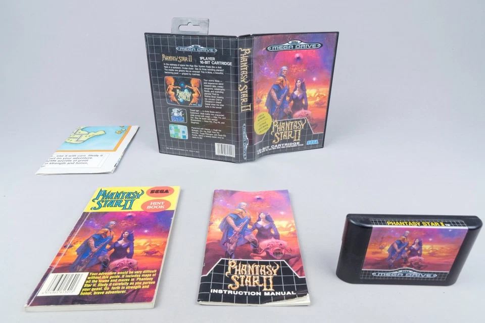 Sega Mega Drive *Phantasy Star II* OVP Anleitung Map Hint Book PAL - Bild 1 von 4
