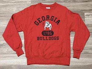 Size S - Georgia Bulldogs Reverse Weave Swetshirt Red Champion - Picture 1 of 6