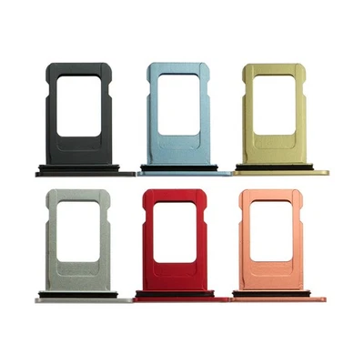 for Apple iPhone XR - Replacement Single Sim Tray Slot Holder with Seal - Image 1 of 2