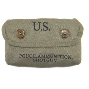 U.S. Canvas Shotgun Shell Ammunition Pouch - Picture 1 of 4