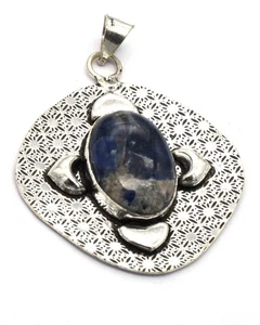 Sodalith Ethnisch Handgemachter Anhänger Schmuck 1,08" P 43 - Bild 1 von 5