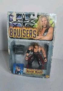 Figura de acción WCW ToyBiz Bruisers Kevin Nash | 1999 | Caja nueva sellada - Imagen 1 de 6