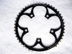 T.A. Specialites Zephyr Road Gravel Chainring 50t x 110mm BCD 9/10 Speed Black - Picture 1 of 4
