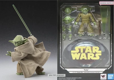 S.H.Figuarts Star Wars Yoda Classic Ver. Revenge of the Sith Action Figure - Image 1 of 4