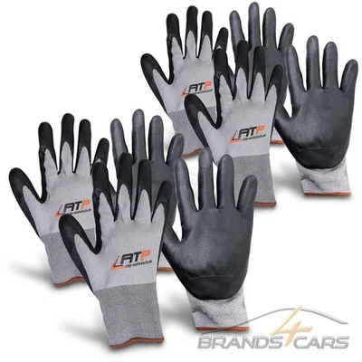 4 PAAR ARBEITSHANDSCHUHE MONTAGEHANDSCHUHE HANDSCHUHE MECHANIKER ATP GR XL - Bild 1 von 2