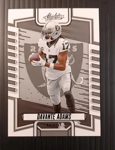 Davante Adams 2023 Panini Absolute Black #76 New York Jets Raiders - Picture 1 of 4