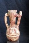 Nice quality Kabyle pottery jug with a spout,  Berber people Algeria N. Africa