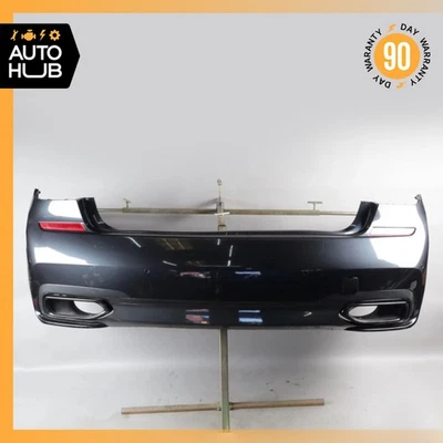 16-19 宝马 G12 740Li 750i 后保险杠盖总成阴影线灰色原始设备制造商 — 第 1/4 张图片