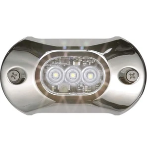 Attwood 65UW03W-7 Armor LED Underwater Light Stainless Steel Bezel White Light - Picture 1 of 6