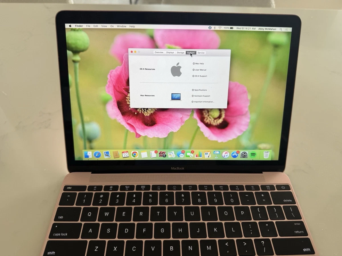 Preços baixos em Notebooks Apple MacBook rosa 12 polegadas | eBay