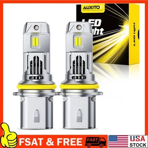 2x 9007/HB5 LED Headlight Bulb Kit 6500K White High Low Beam Light Super Bright - Picture 1 of 16