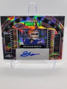 2025 Leaf Metal Graham Mertz Auto 1/1 "Draft Bound" Fire Lava - Picture 1 of 2