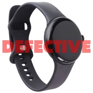 Défectueux - Google Pixel Watch (1st Génération) 32GB GWT9R ( LTE+ Wi-Fi) Noir - Photo 1 sur 4