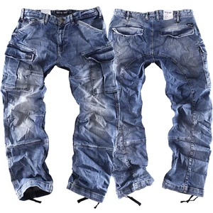 Big Seven Brian VA Coupe Confort Homme Cargo Pantalon Jeans Grandes Tailles XXL - Picture 1 of 3