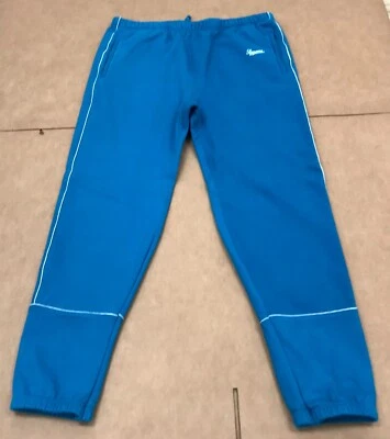 SS18 SUPREME PIPING PANTALONES DE CHÁNDAL PANTALÓN AZUL AGUA OSCURO TALLA XL (#37) Foto 1 de 3