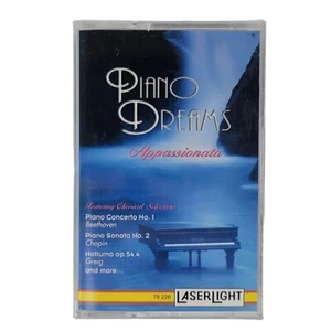 VTG 1996 LaserLight Piano Dreams Appassionata Cassette Tape Music Beethoven  - Picture 1 of 6