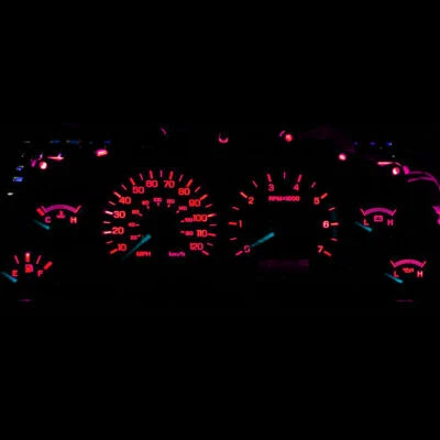 RED Led Kit Instrument Cluster Gauge For Ford Mustang 99 00 01 02 03 04 1999-04 - Image 1 of 4