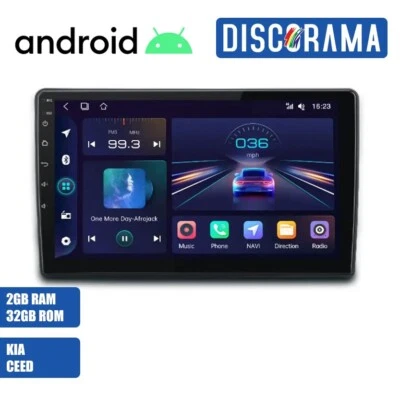 AUTORADIO ANDROID KIA CEED 2007-2009 STEREO AUTO TOUCH 9" WIFI NAVIGATORE - Immagine 1 di 4