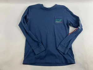 Vineyard Vines Shirt Girl's Size Medium Navy Blue *Happy St. Paddy's Day 2017* - Picture 1 of 9