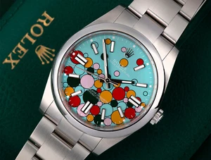 Rolex Oyster Perpetual 124300 Celebration Rare Novelty Model Superalloy 904L - Picture 1 of 7