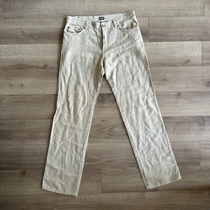 Dolce & Gabbana Beige Linen Cotton Pants Trousers Size EU48 US34 - Picture 1 of 10