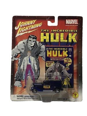2002 Johnny Lightning Series #7  Panel Truck Incredible Hulk '33 Ford Delivery - Image 1 of 3