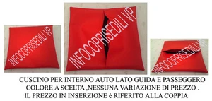 AUTO CUSCINI COPPIA PER INTERNO LATO GUIDA-PASSEGGERO richiedere info - Picture 1 of 1